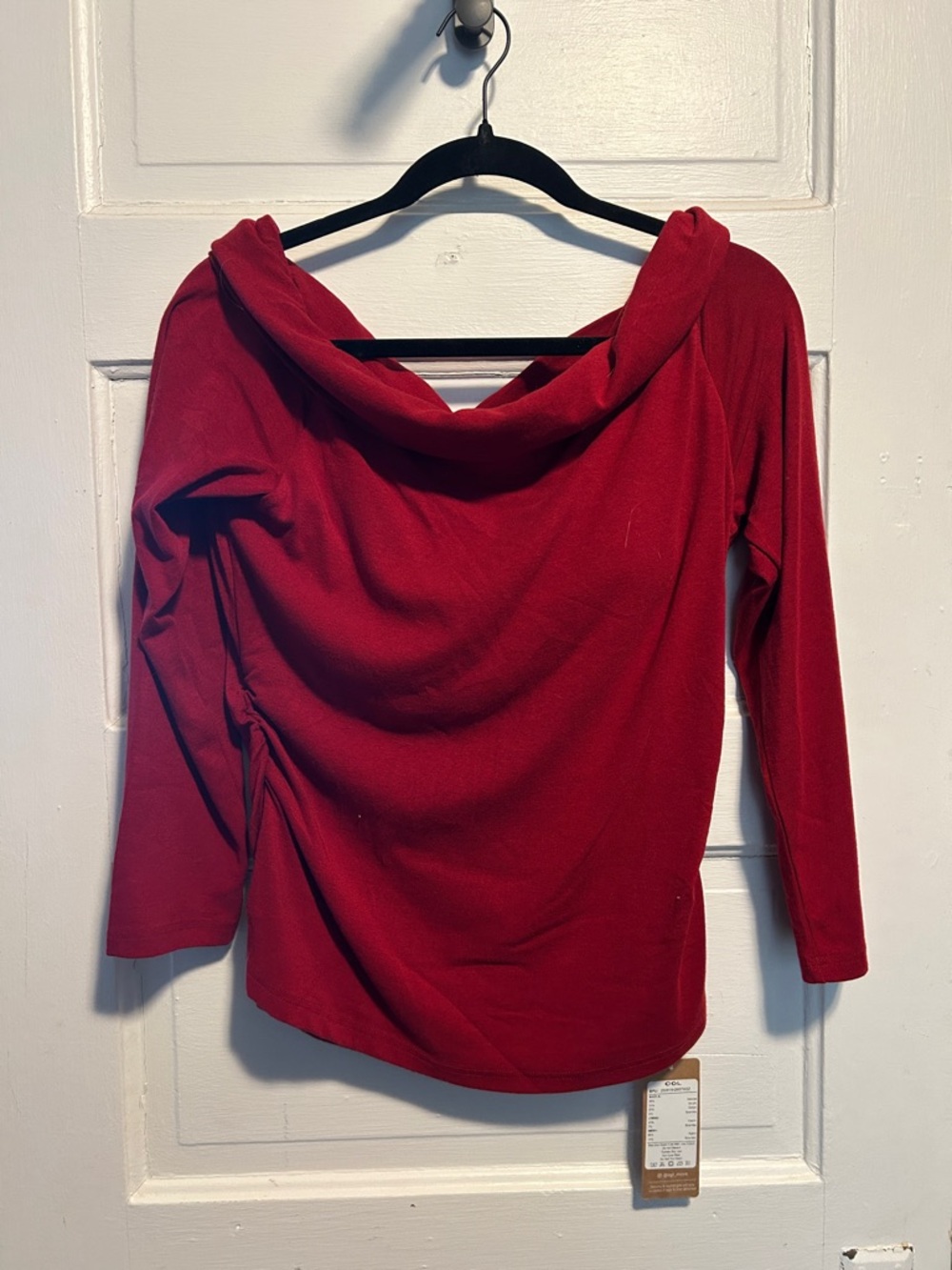 OGL Red Off-Shoulder Brami Top
